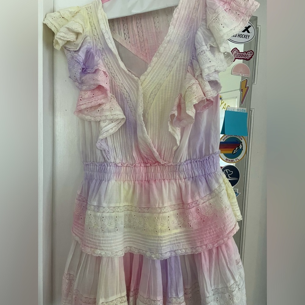 LoveShackFancy Gwen dress in size L and in great condition! Worn once!